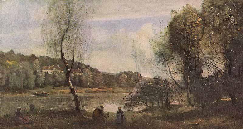 Jean-Baptiste Camille Corot Teich von Ville-d'Avray